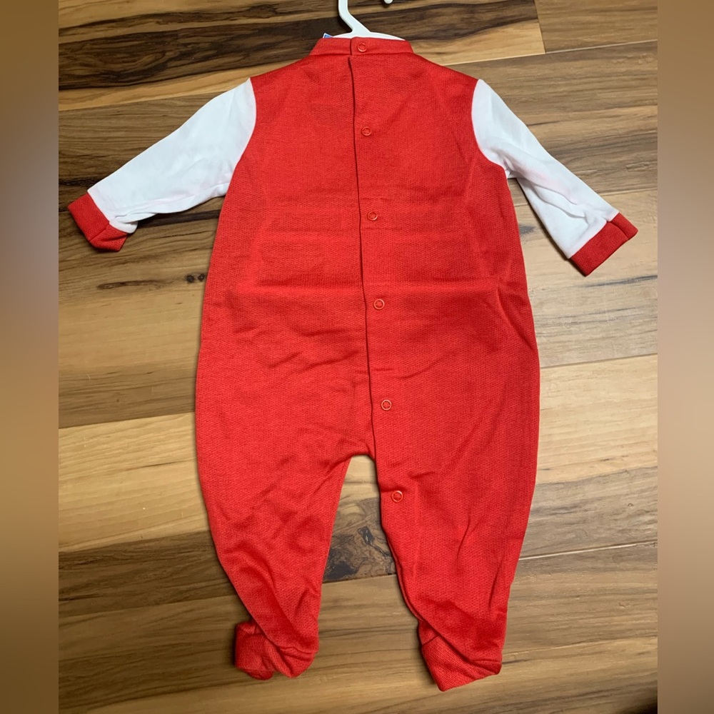 NWOT vintage 90s Disney Winnie the Pooh Christmas jumpsuit one piece - Picture 3 of 5